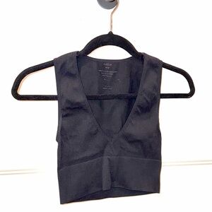 Glassons Black V-Neck Top